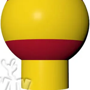 Balloon with narrow base 5 m commercial promotional inflatable balloon