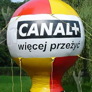 Balloon with narrowing 4 m Canal + commercial promotional inflatable balloon