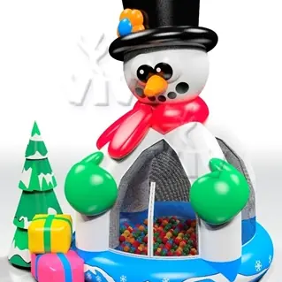 Ballpool Snowman inflatable product