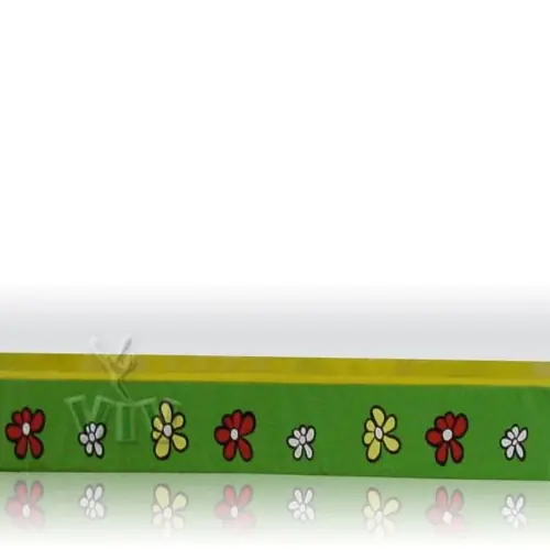 Painted Sit-on Barrier foam soft play element for dry indoor play areas
