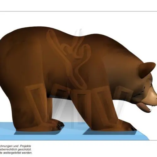 Bear figure commercial custom inflatable