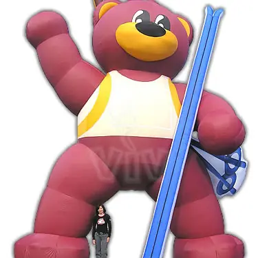 Bear Ski promotional inflatable product photo