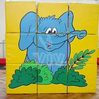 Puzzle 2 foam soft play element for dry indoor play areas