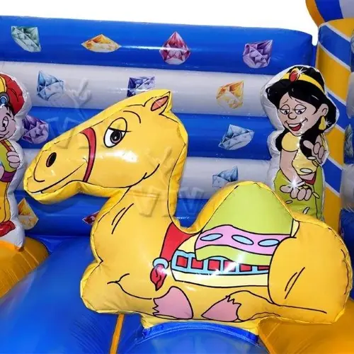 Bounce Aladdin with slide and figures commercial inflatable bounce