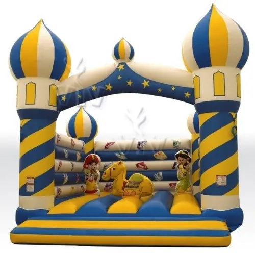 Bounce Aladdin without roof, with figures commercial inflatable bounce