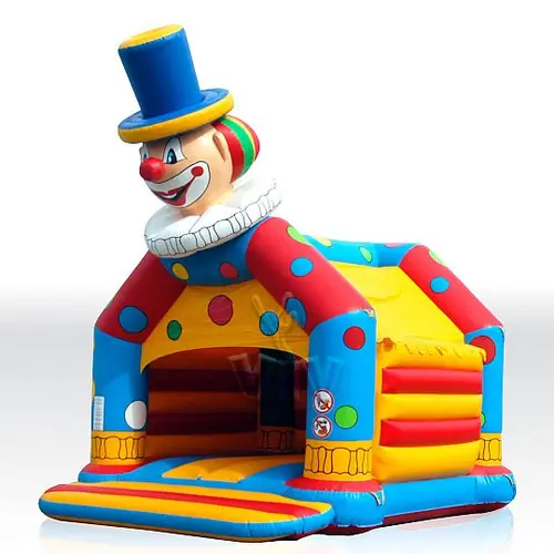 Bounce Clown with roof commercial inflatable bounce