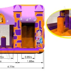 Bounce Combo 4.77 x 3.54 commercial inflatable bounce