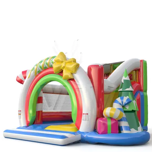 Bounce Combo Christmas commercial inflatable bounce