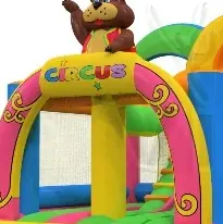 Bounce Combo Circus 4.2 x 5.6 x 4.3 m commercial inflatable bounce