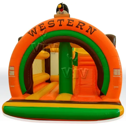 Bounce Combo Western commercial inflatable bounce