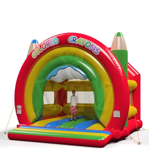 Bounce Crayons L2 (sunproof roof) commercial inflatable bounce