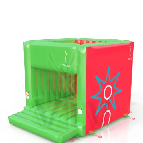 Bounce cube RWE green commercial inflatable bounce