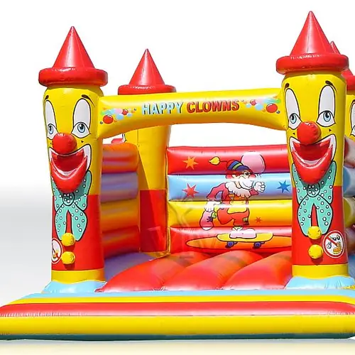 Bounce Happy Clown 4 x 3 m without roof commercial inflatable bounce