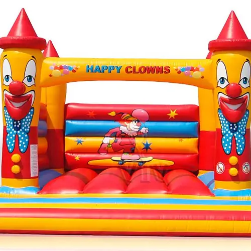 Bounce Happy Clown without roof commercial inflatable bounce