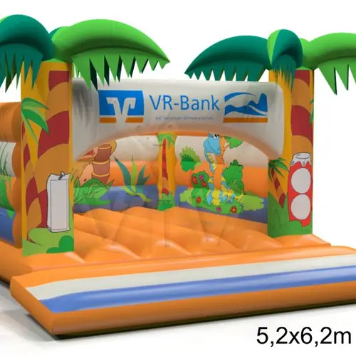 Bounce Jungle VR-Bank 6 x 5 m commercial inflatable bounce