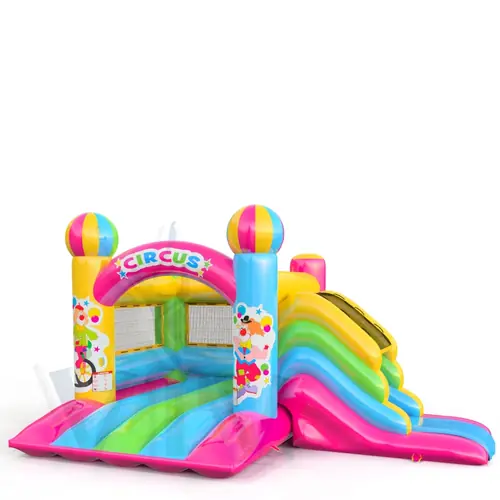 Bounce Micro Circus with slide commercial inflatable bounce