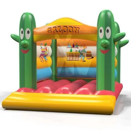 Bounce Saloon Cactus - Micro Collection commercial inflatable bounce