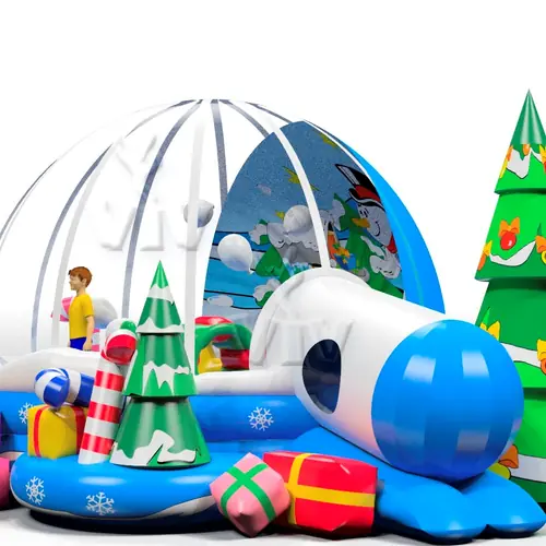 Bounce Snow Globe - Collection Winter commercial inflatable bounce