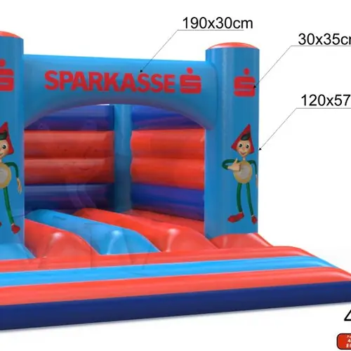 Bounce Sparkasse commercial inflatable bounce