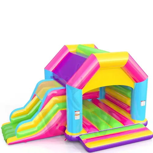 Bounce Startup M with roof and slide commercial inflatable bounce