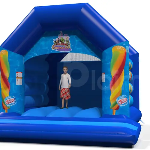 Bounce Startup with roof Nestle commercial inflatable bounce