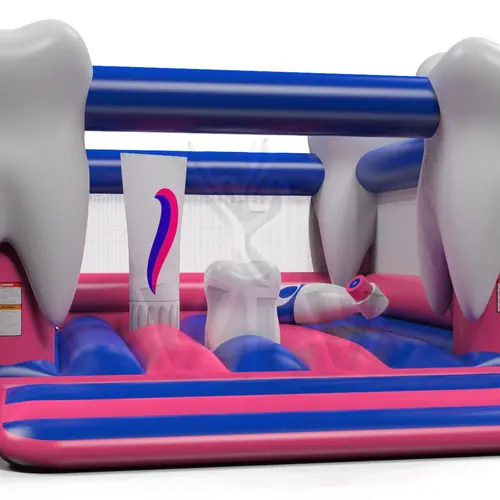 Bounce Tooth 4.5 x 5.4 m commercial inflatable bounce
