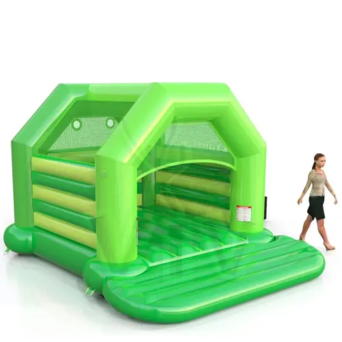 Bounce with roof commercial inflatable bounce