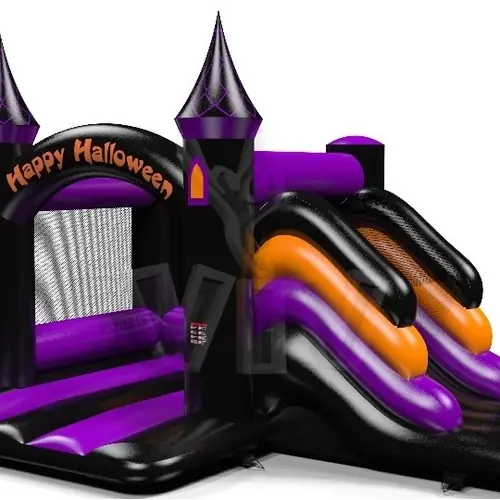 Bounce with Slide - Collection Happy Halloween commercial inflatable bounce