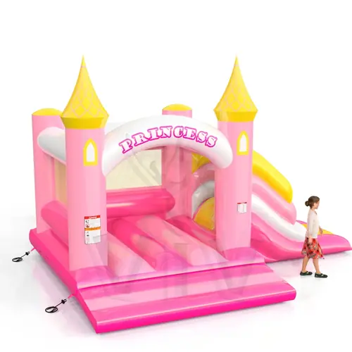Bounce with slide Princess commercial inflatable bounce