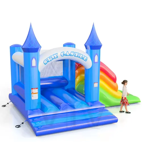 Bounce with slide Sky Castle commercial inflatable bounce