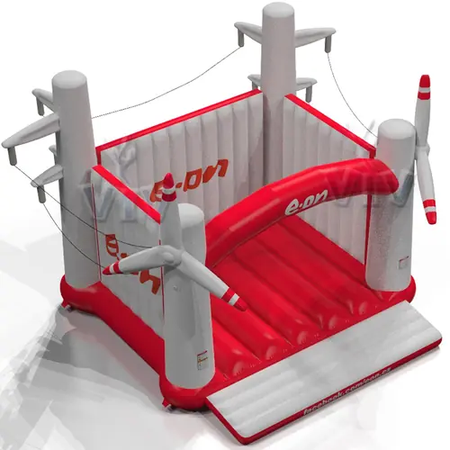 Bounce with windmills EON commercial inflatable bounce
