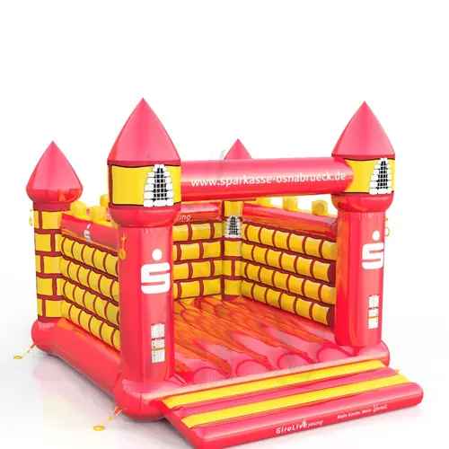 Bounce XL Merlin Sparkasse commercial inflatable bounce