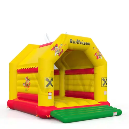 Bounce XL with roof Raiffeisen Sumsi commercial inflatable bounce