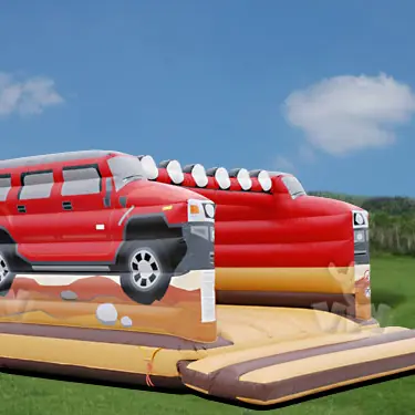 Hummer open-top inflatable bounce