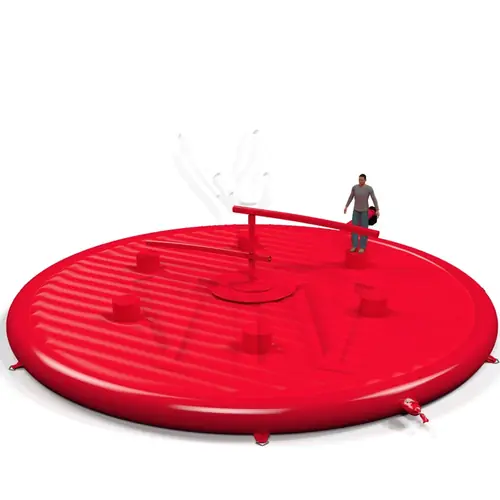 Broom Classic Double - set commercial mechanical broom attraction