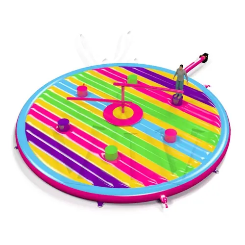 Broom Startup Double - set commercial mechanical broom attraction