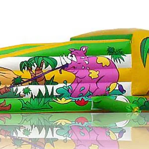Bungee Run Giant with painting commercial inflatable action game