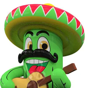 Cactus 4m commercial custom inflatable