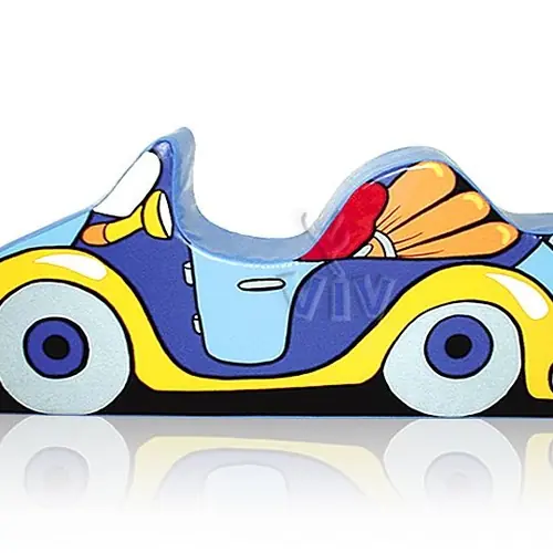 Car foam soft play character for dry indoor play areas
