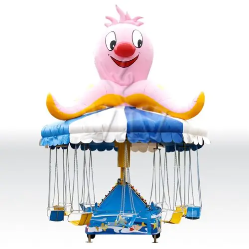 Carousel with Octopus (without blowers and homologation) commercial mechanical carousel attraction