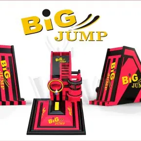 Catapult Big Jump without rocket 17.7 x 9.4 x 9 m commercial custom inflatable