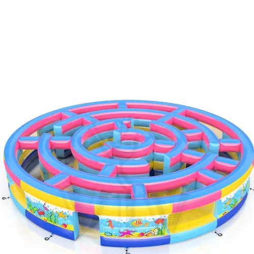 Circular Labyrinth commercial inflatable action game