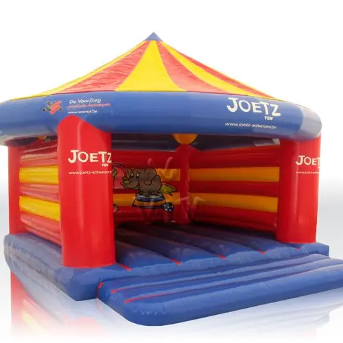 Circus 6 x 5 m with roof commercial inflatable bounce