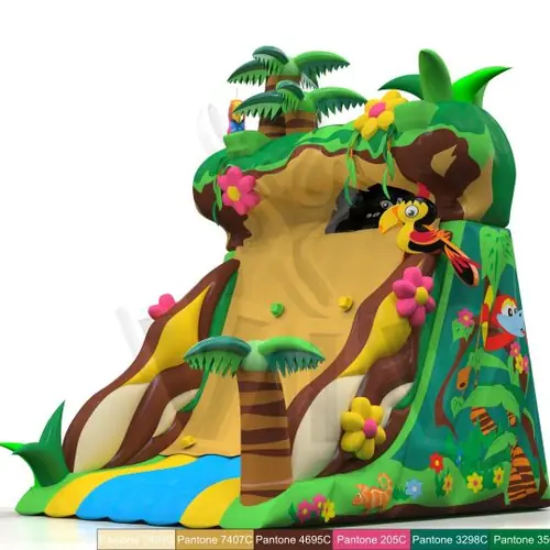 Climbing mountain Jungle 5 x 4.5 x 6 m commercial custom inflatable
