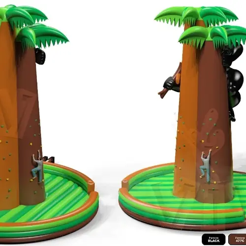 Climbing mountain with Gorilla 11.0 x 11.0 x 12.0 m commercial custom inflatable