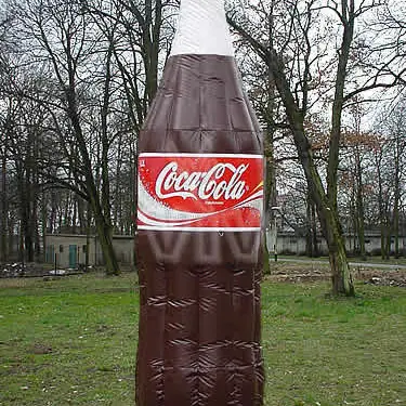 Cocacola promotional inflatable product photo