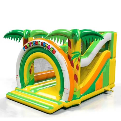 Combo Tropical Islands commercial inflatable bounce