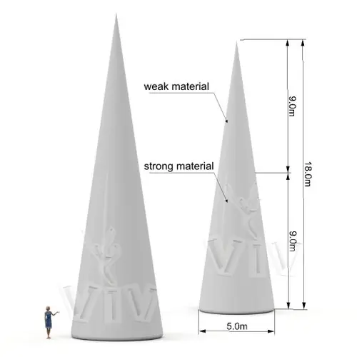 Cone commercial custom inflatable
