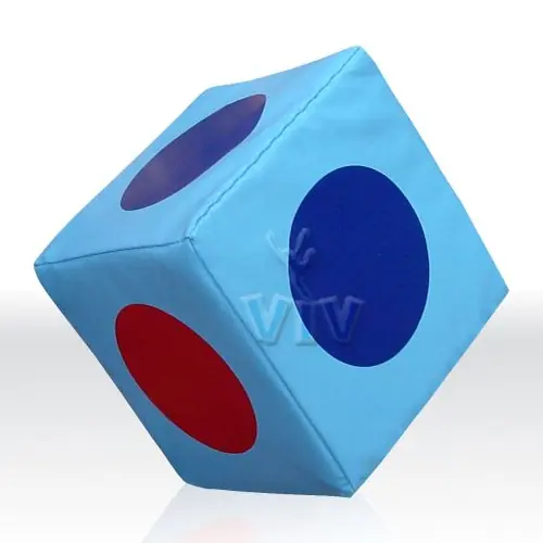 Cube 0.5 m foam soft play element for dry indoor play areas