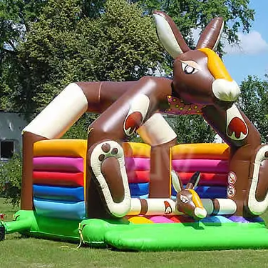 Cangaroo roofed inflatable bounce